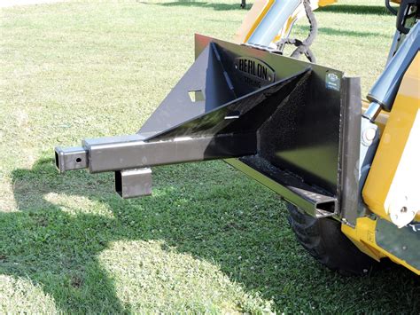 skid steer dump trailer|skid steer trailer moving attachment.